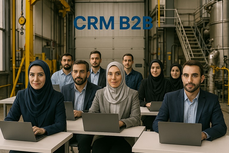 crm b2b صنعتی